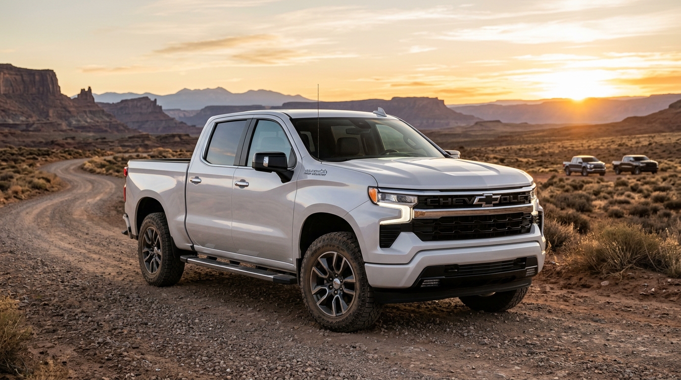 2027 Chevrolet Silverado 1500 redesigned exterior front three-quarter view